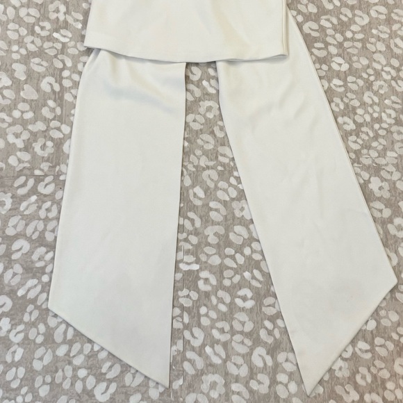 Meshki Meredith Strapless Bow Mini Dress - White - Picture 10 of 11